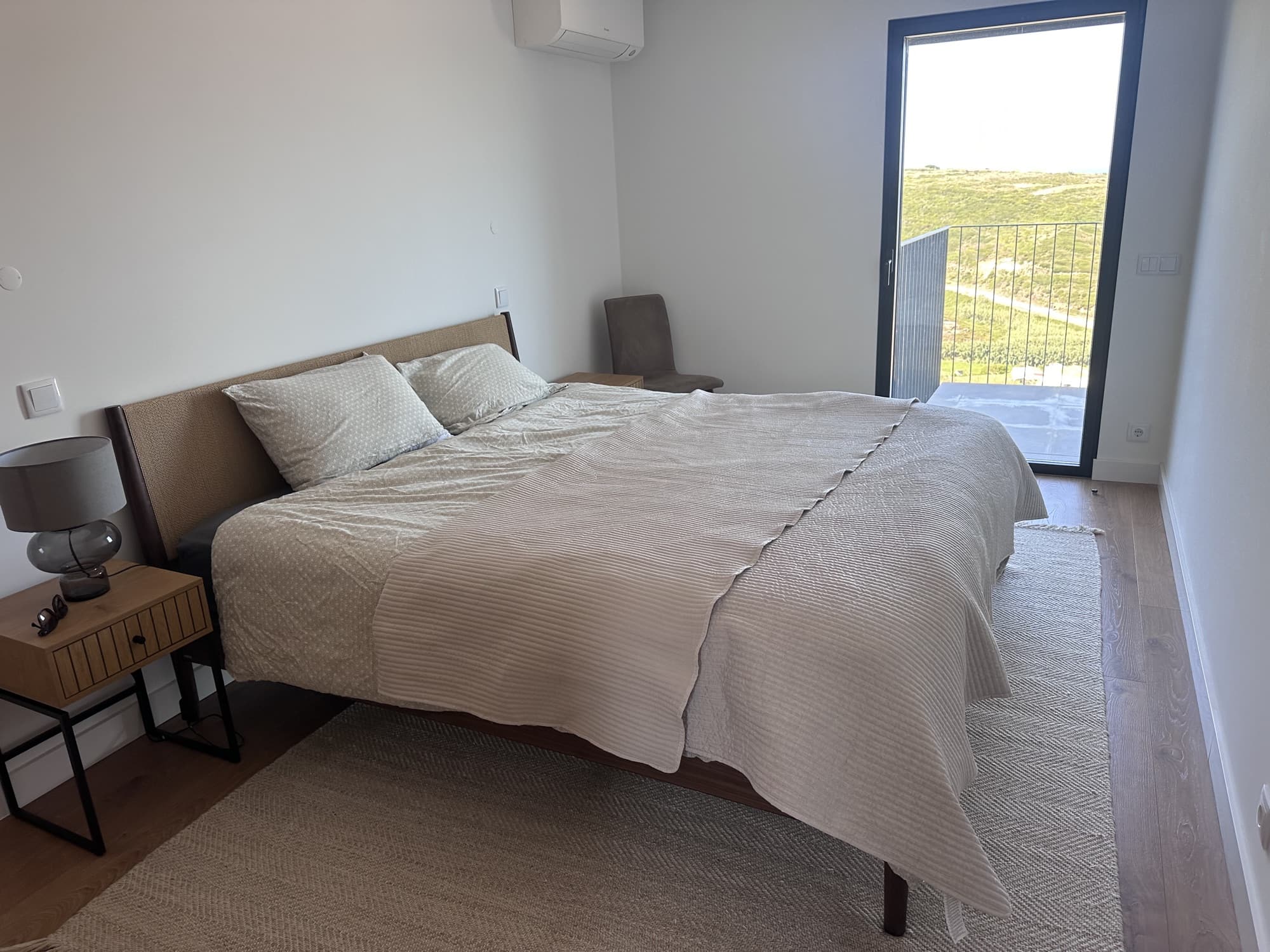 Bedrooms and bathrooms